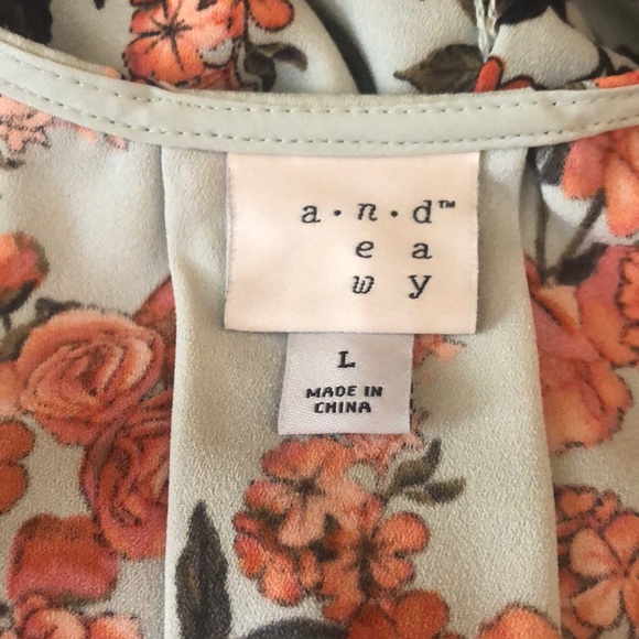 a.n.d e a w y sleeveless dress size L - Picture 5 of 5